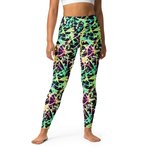 Astral Thicket on a Yoga Leggings