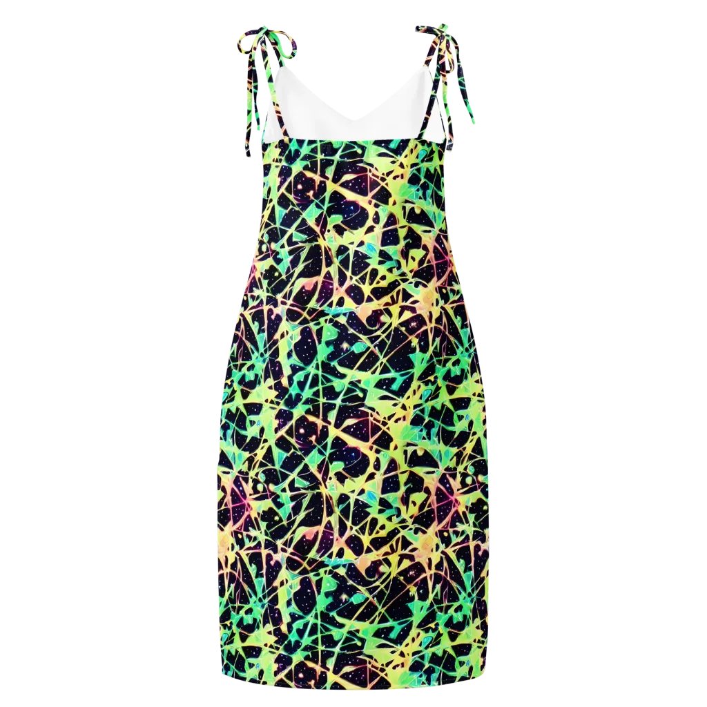 Astral Thicket on Slip Dress — Back