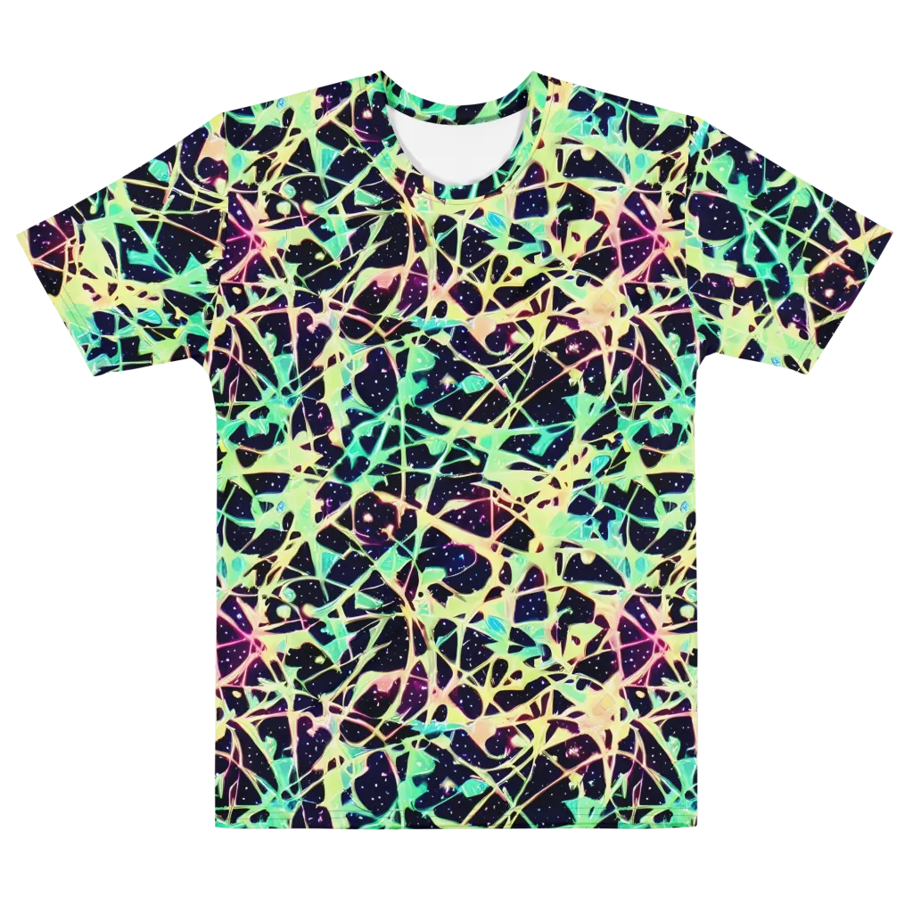 Astral Thicket on Men's Cotton Crew Neck T-Shirt — Front