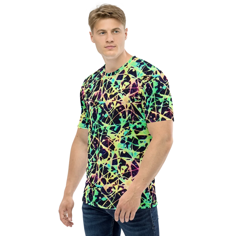 Astral Thicket on Men's Crew Neck T-Shirt — Left