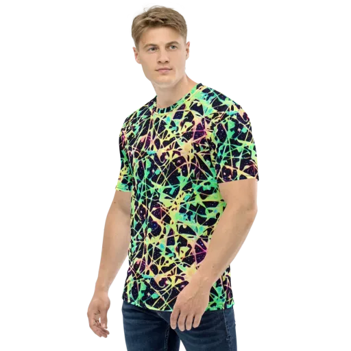 Astral Thicket on a Men's Crew Neck T-Shirt