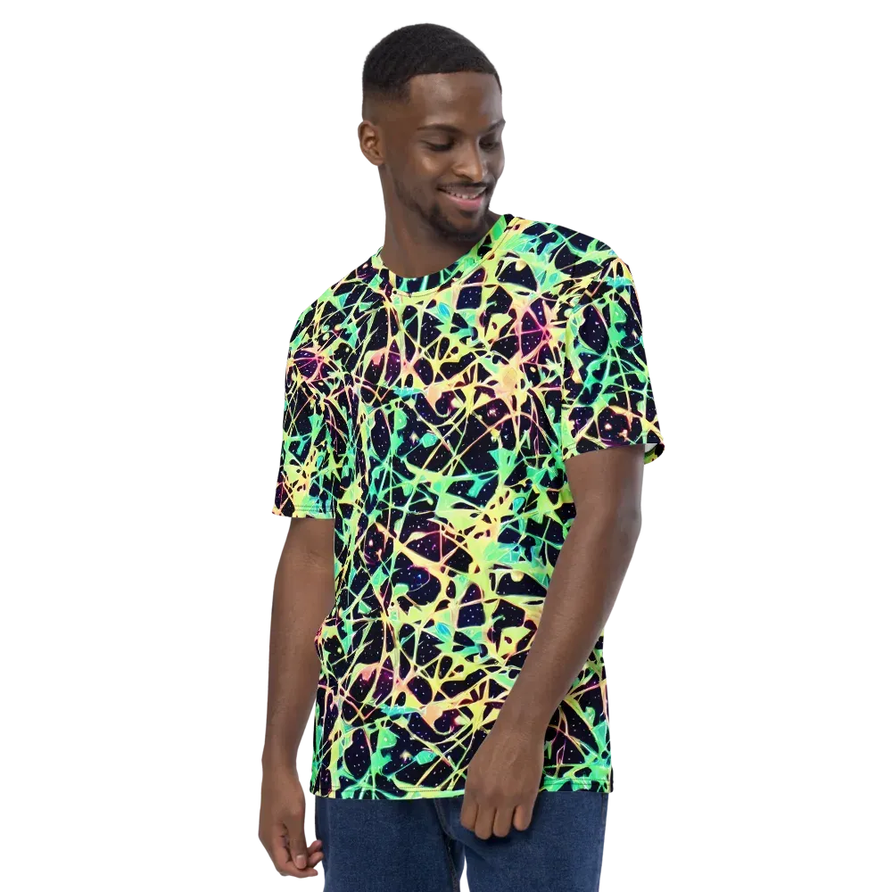 Astral Thicket on Men's Crew Neck T-Shirt — Left