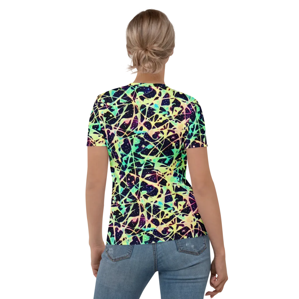Astral Thicket on Women's Crew Neck T-Shirt — Back