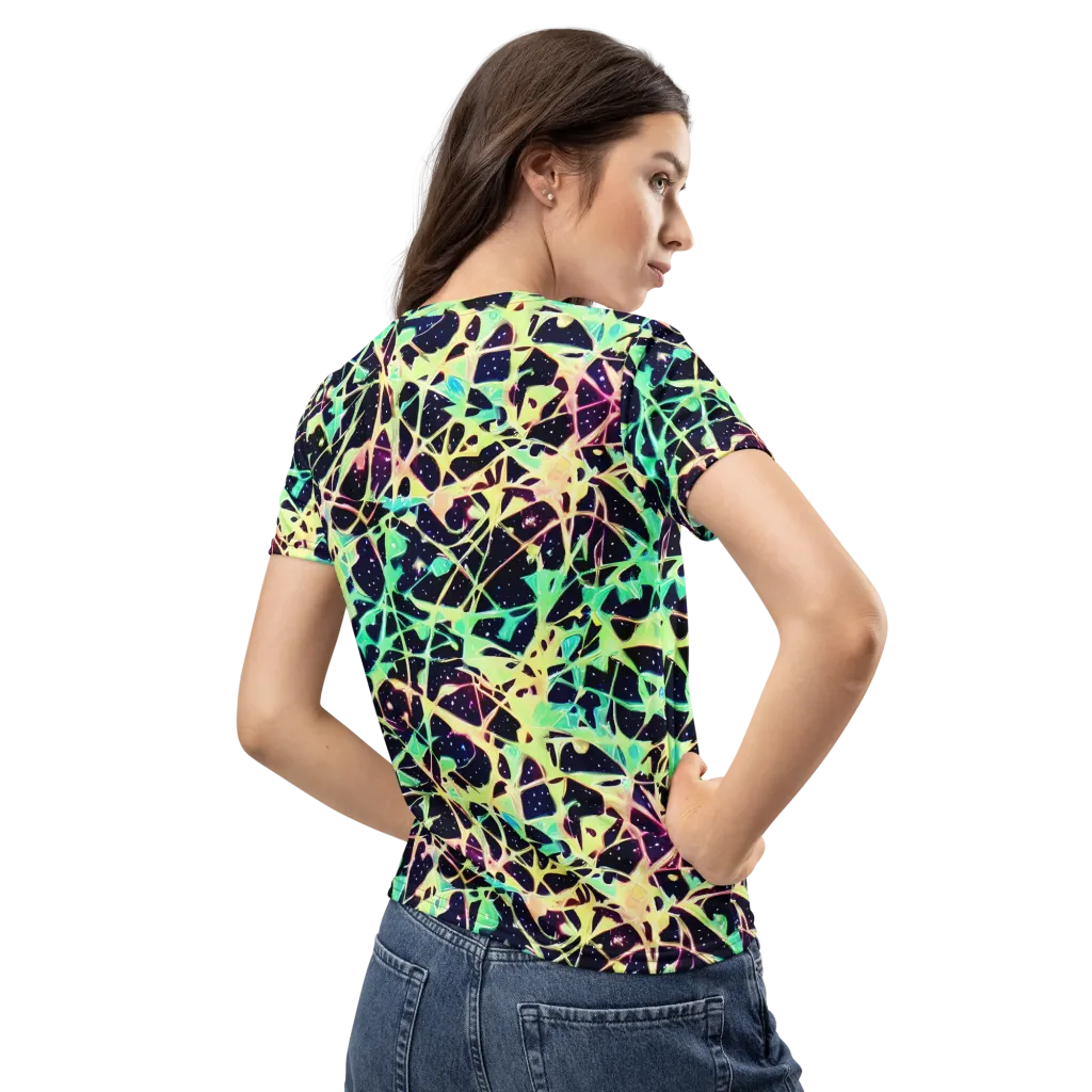 Astral Thicket on Women's Crew Neck T-Shirt — Back