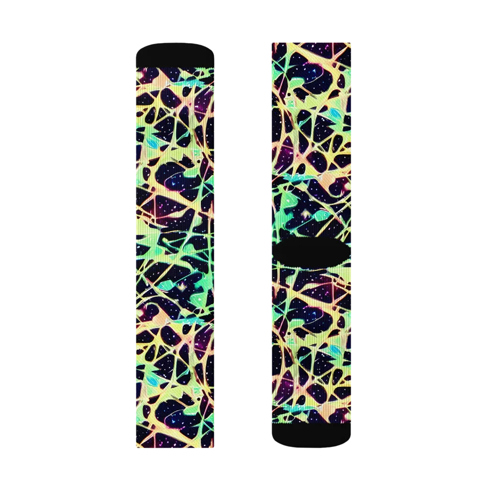 Astral Thicket on Socks — Right Sock