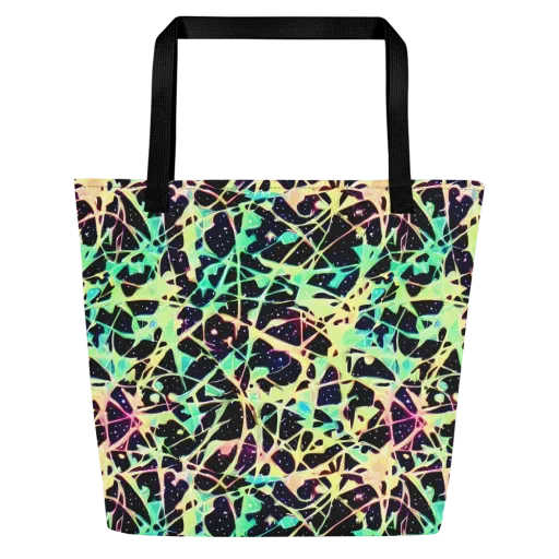 Astral Thicket on a Large Tote Bag W/ Pocket