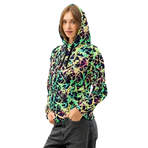Astral Thicket on a Cotton Hoodie