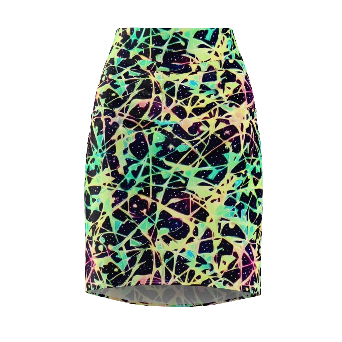 Astral Thicket on Pencil Skirt — Front