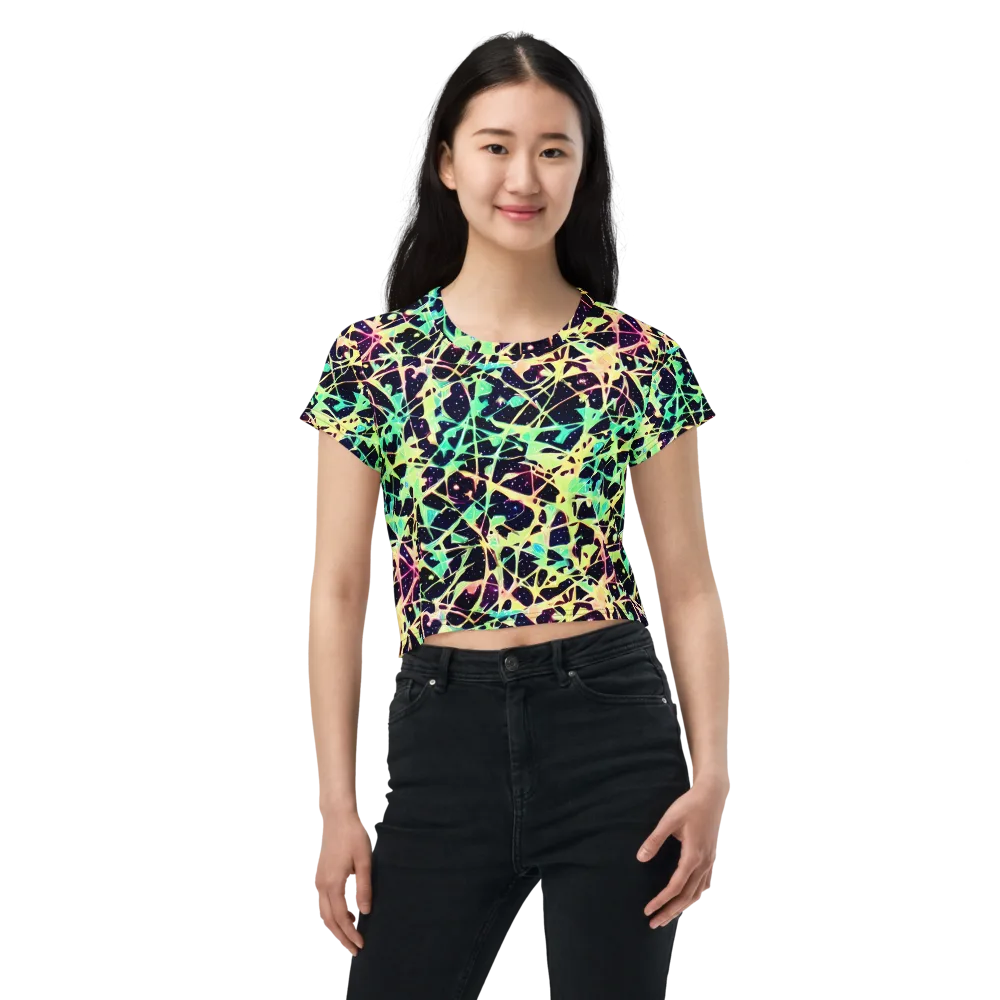 Astral Thicket on Crop Tee — Front