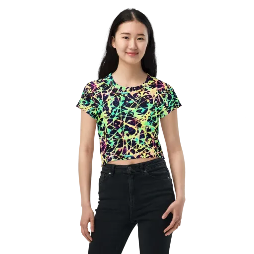 Astral Thicket on a Crop Tee