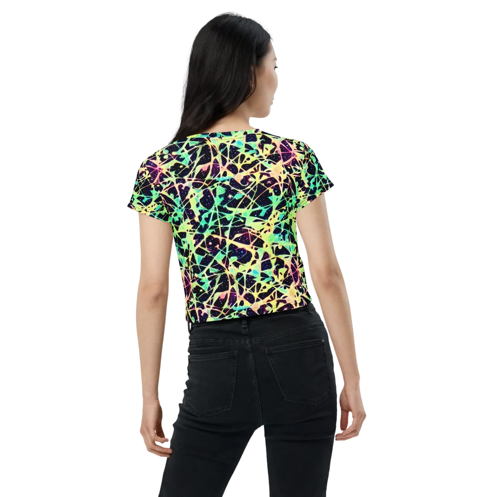Astral Thicket on Crop Tee — Back