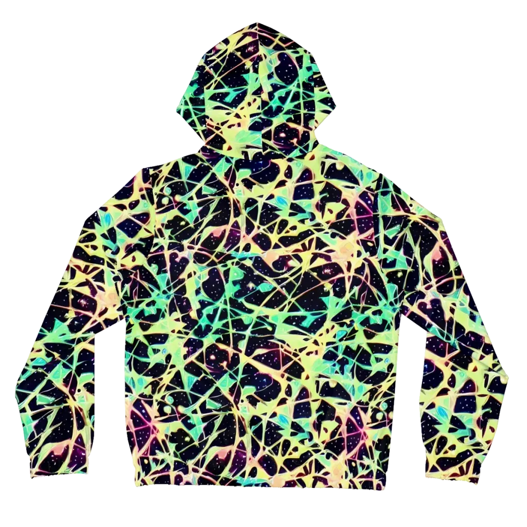 Astral Thicket on Women's Full-Zip Hoodie — Back