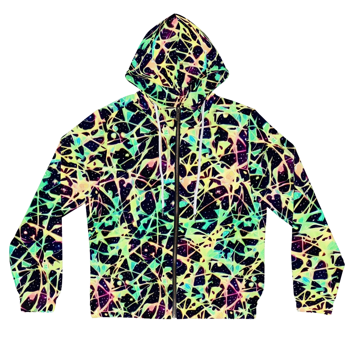 Astral Thicket on Women's Full-Zip Hoodie — Front