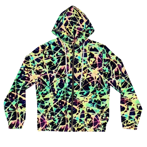 Astral Thicket on a Women's Full-Zip Hoodie