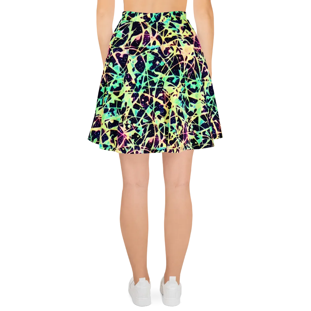 Astral Thicket on Skater Skirt — Back