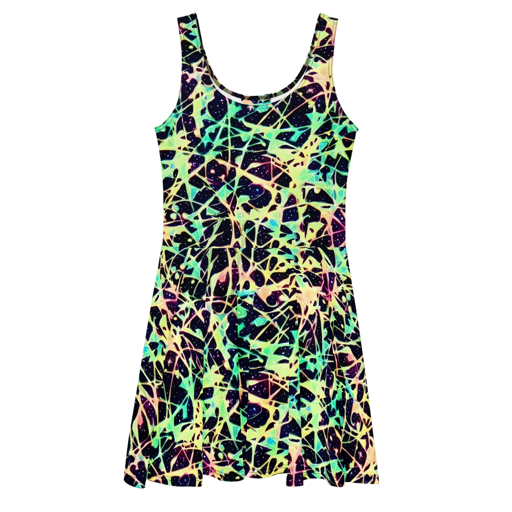 Astral Thicket on Skater Dress — Front