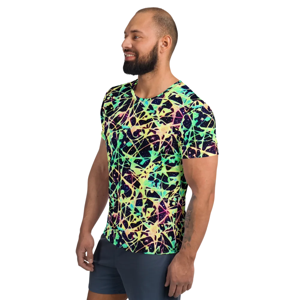 Astral Thicket on Men's Athletic T-Shirt — Left