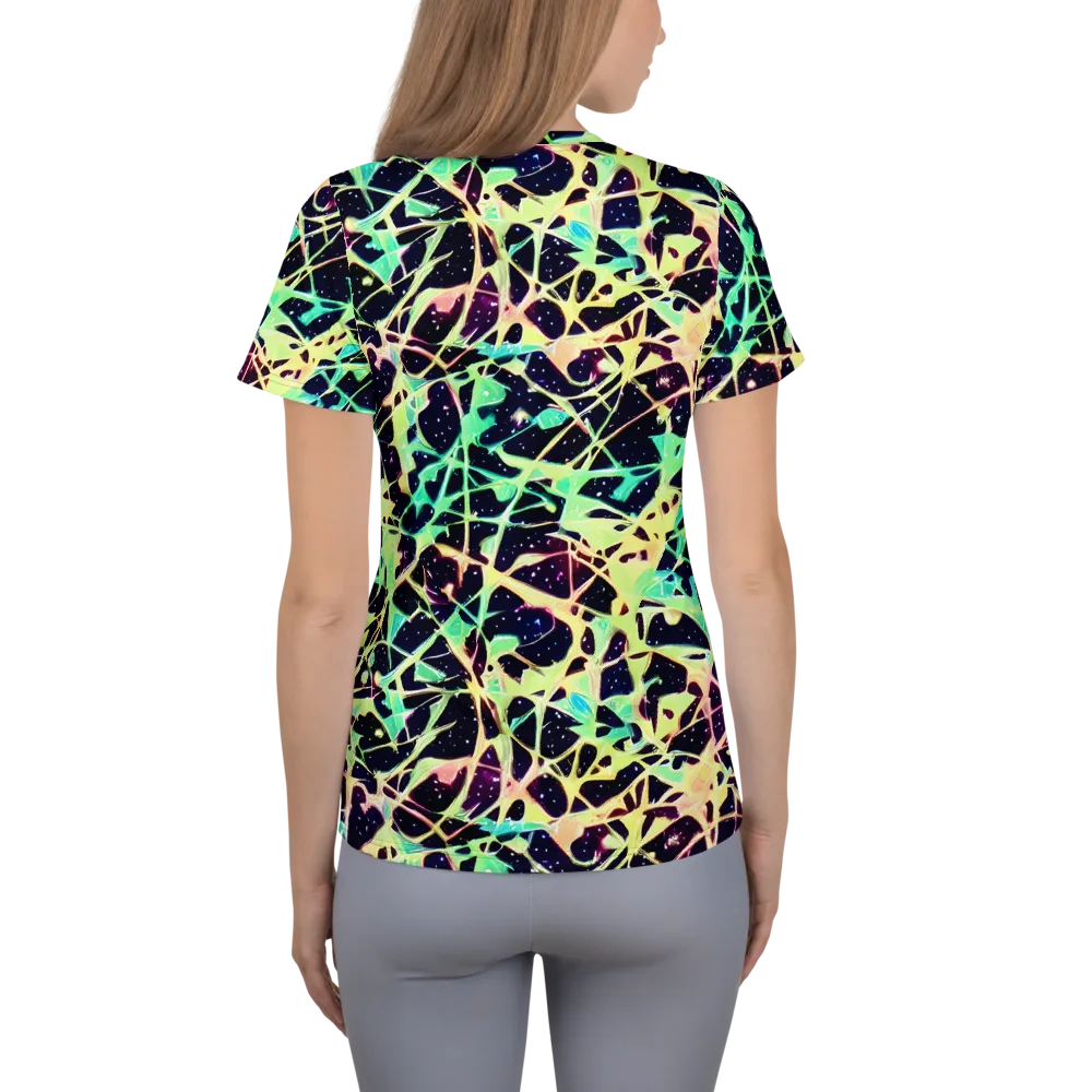Astral Thicket on Women's Athletic T-Shirt — Back