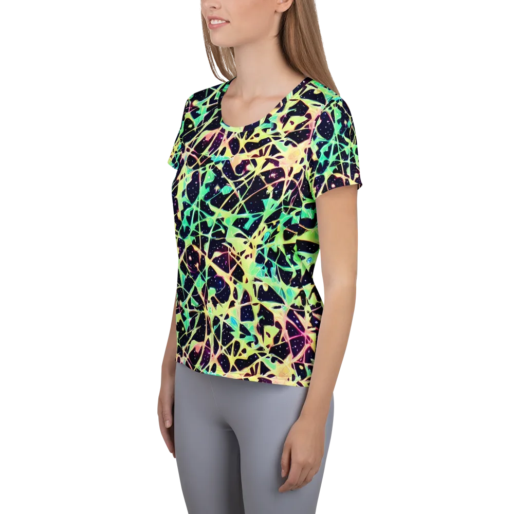 Astral Thicket on Women's Athletic T-Shirt — Left