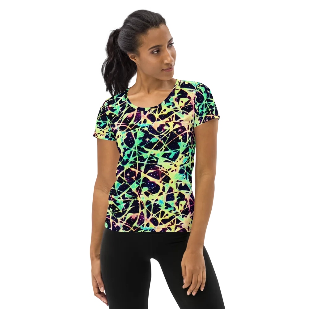 Astral Thicket on Women's Athletic T-Shirt — Front