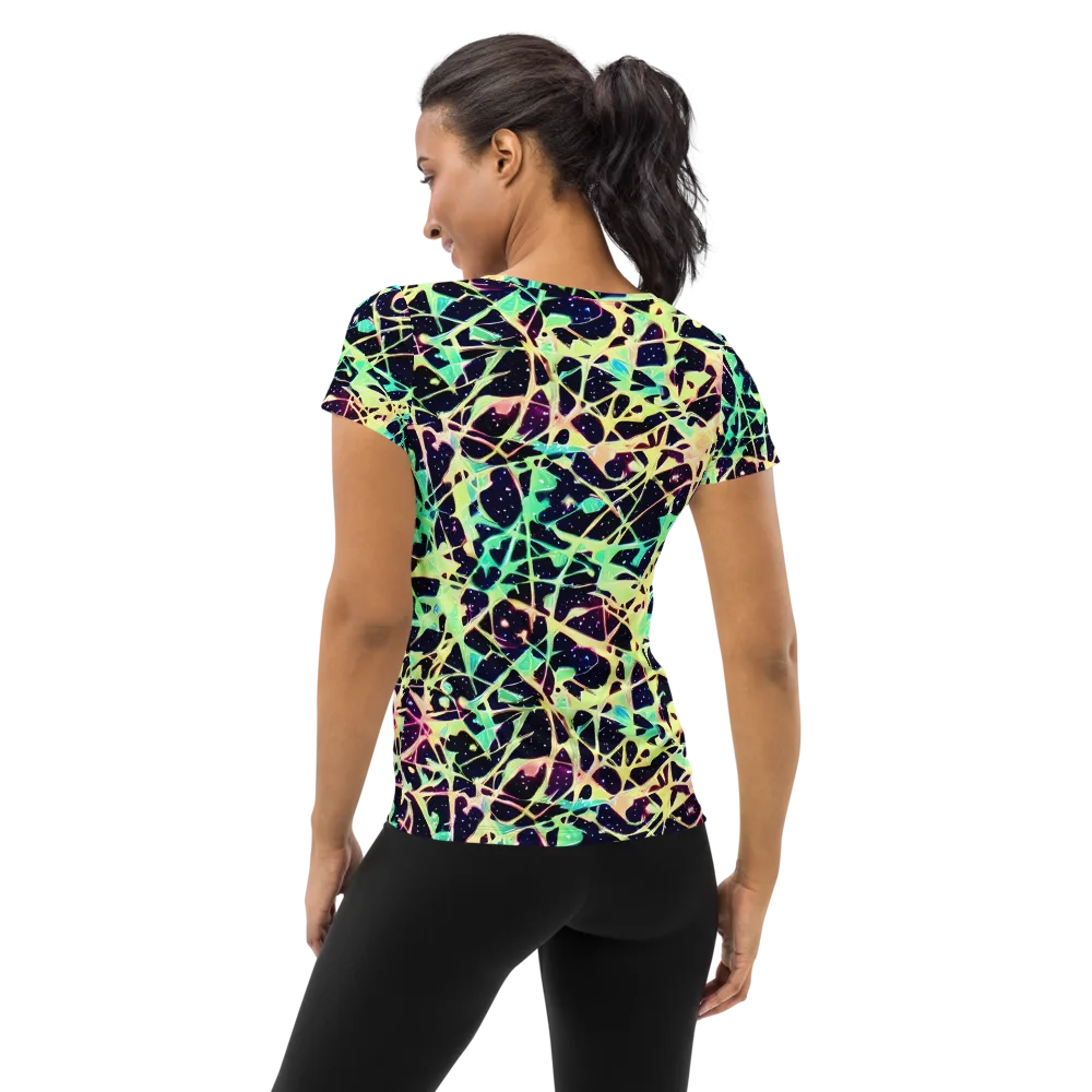 Astral Thicket on Women's Athletic T-Shirt — Back