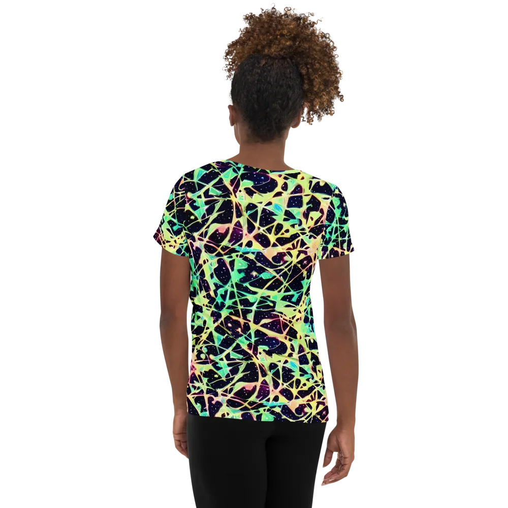 Astral Thicket on Women's Athletic T-Shirt — Back