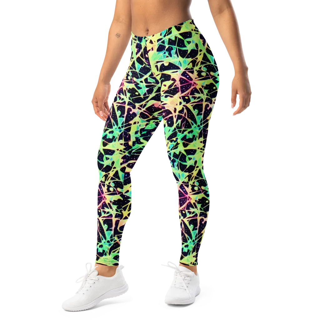 Astral Thicket on Leggings — Left Front