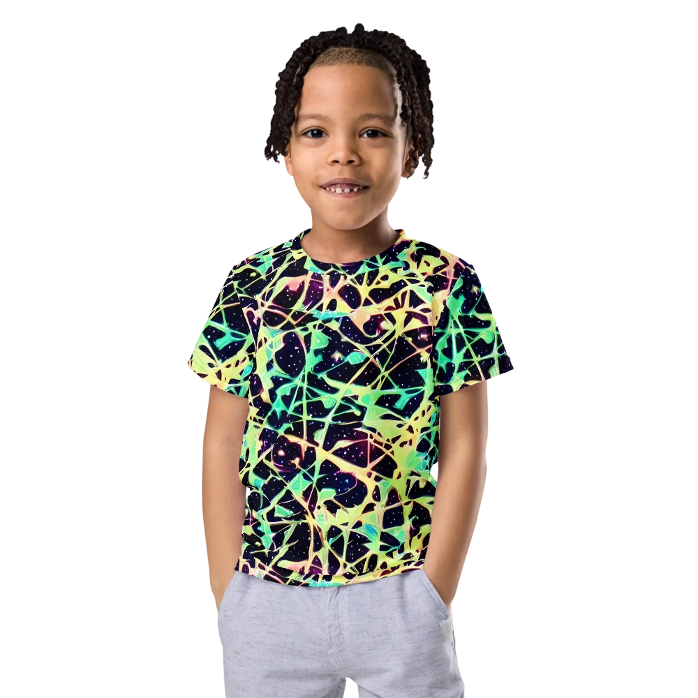 Astral Thicket on Kids Crew Neck T-Shirt — Front