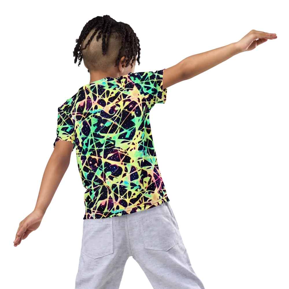 Astral Thicket on Kids Crew Neck T-Shirt — Back