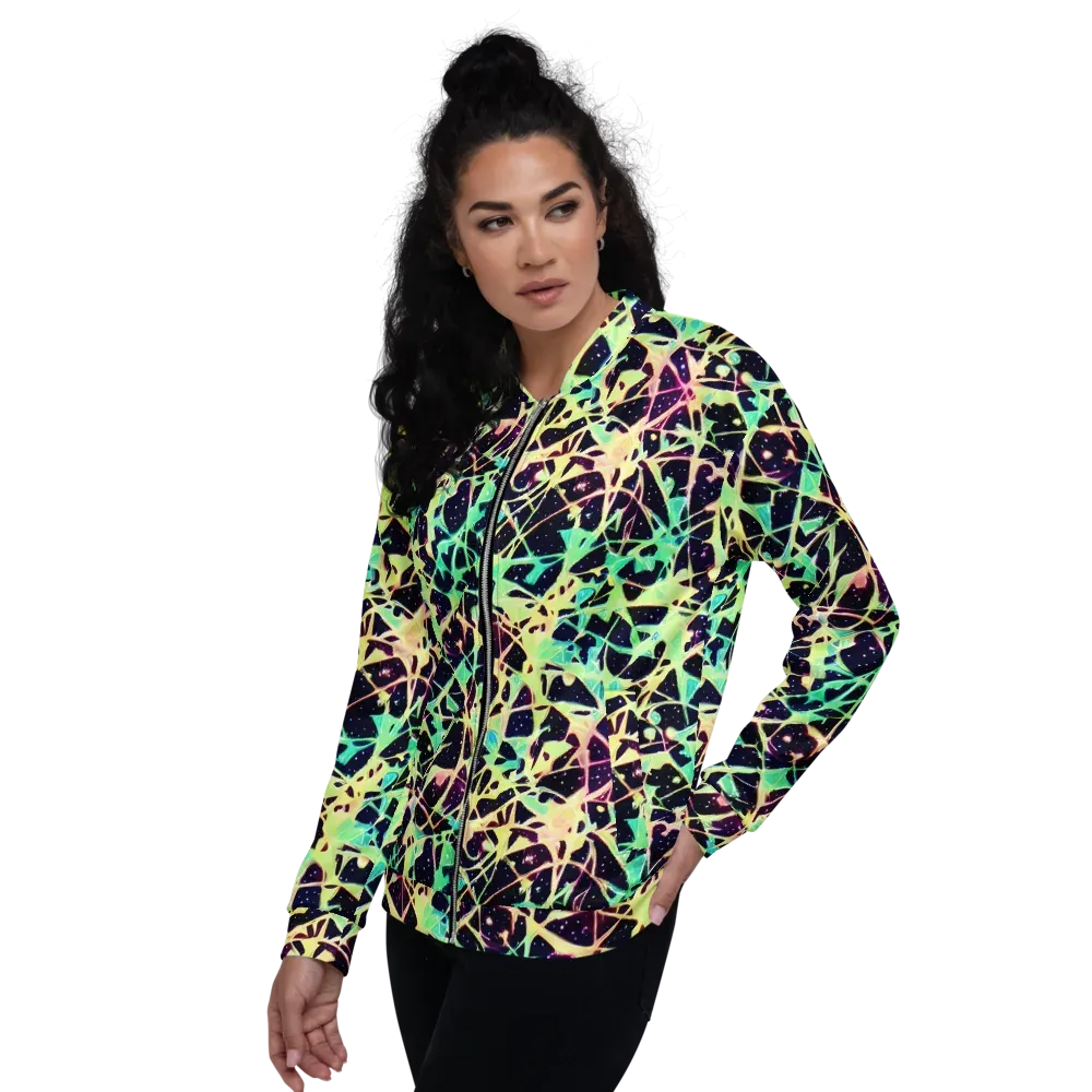 Astral Thicket on Bomber Jacket — Left