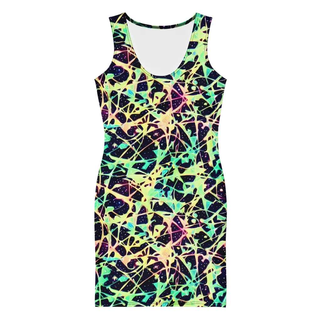Astral Thicket on Bodycon Dress — Front
