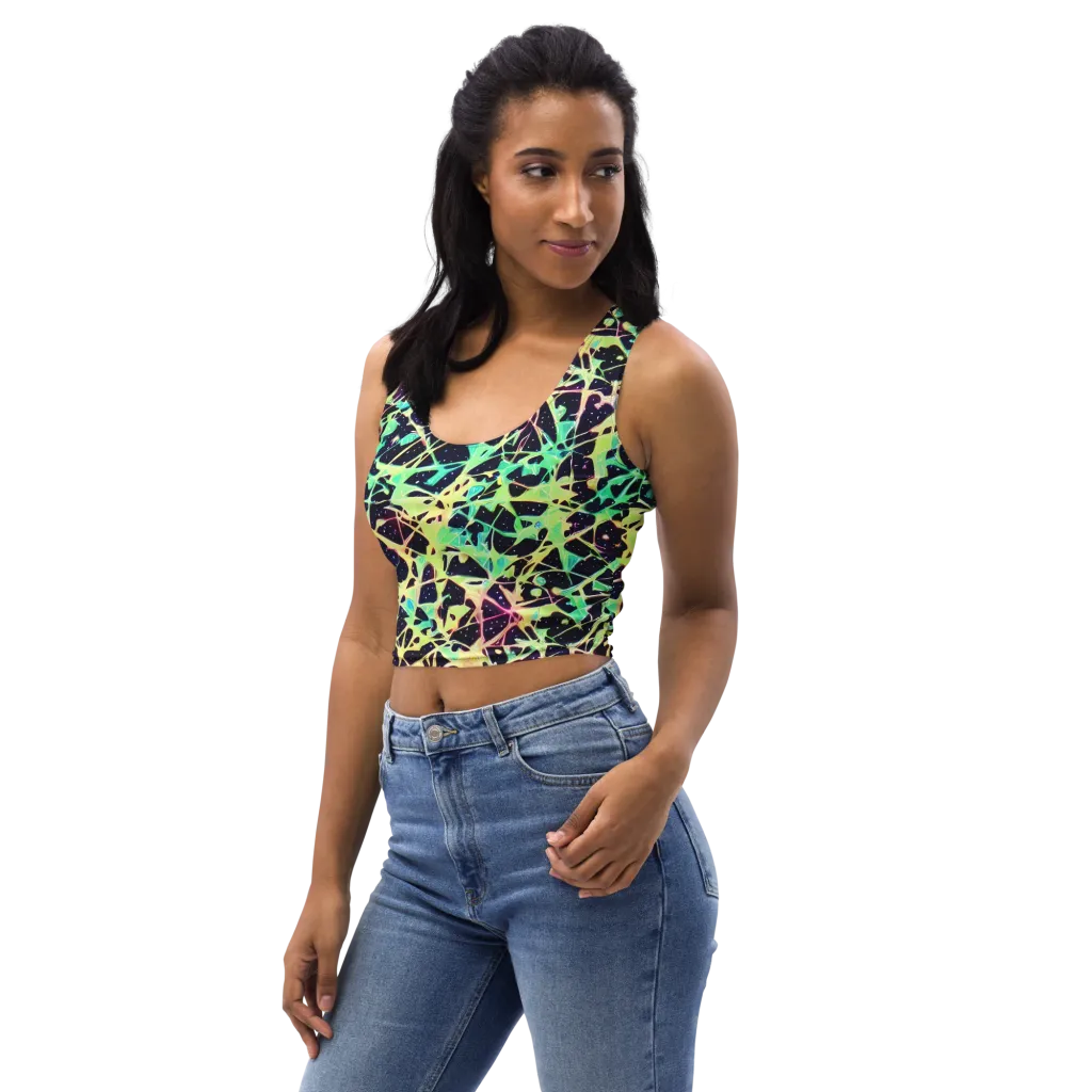 Astral Thicket on Crop Top — Left Front