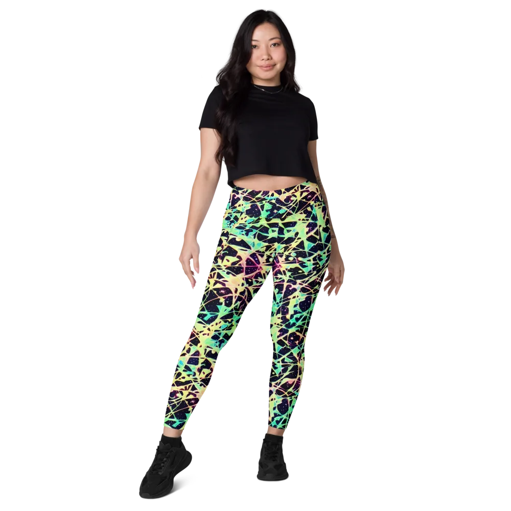 Astral Thicket on Leggings with Pockets — Front