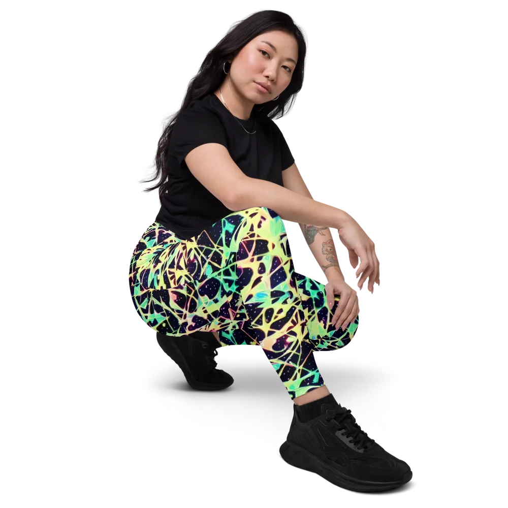 Astral Thicket on Leggings with Pockets — Right Front
