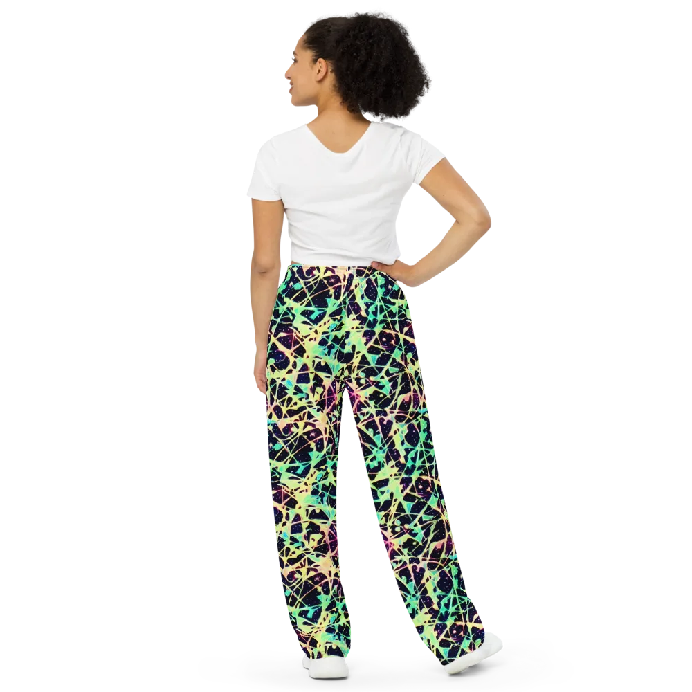 Astral Thicket on Wide-Leg Pants — Back