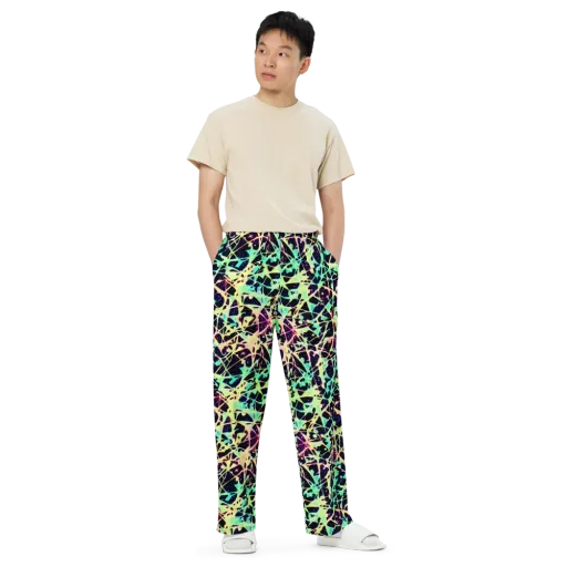 Astral Thicket on a Wide-Leg Pants