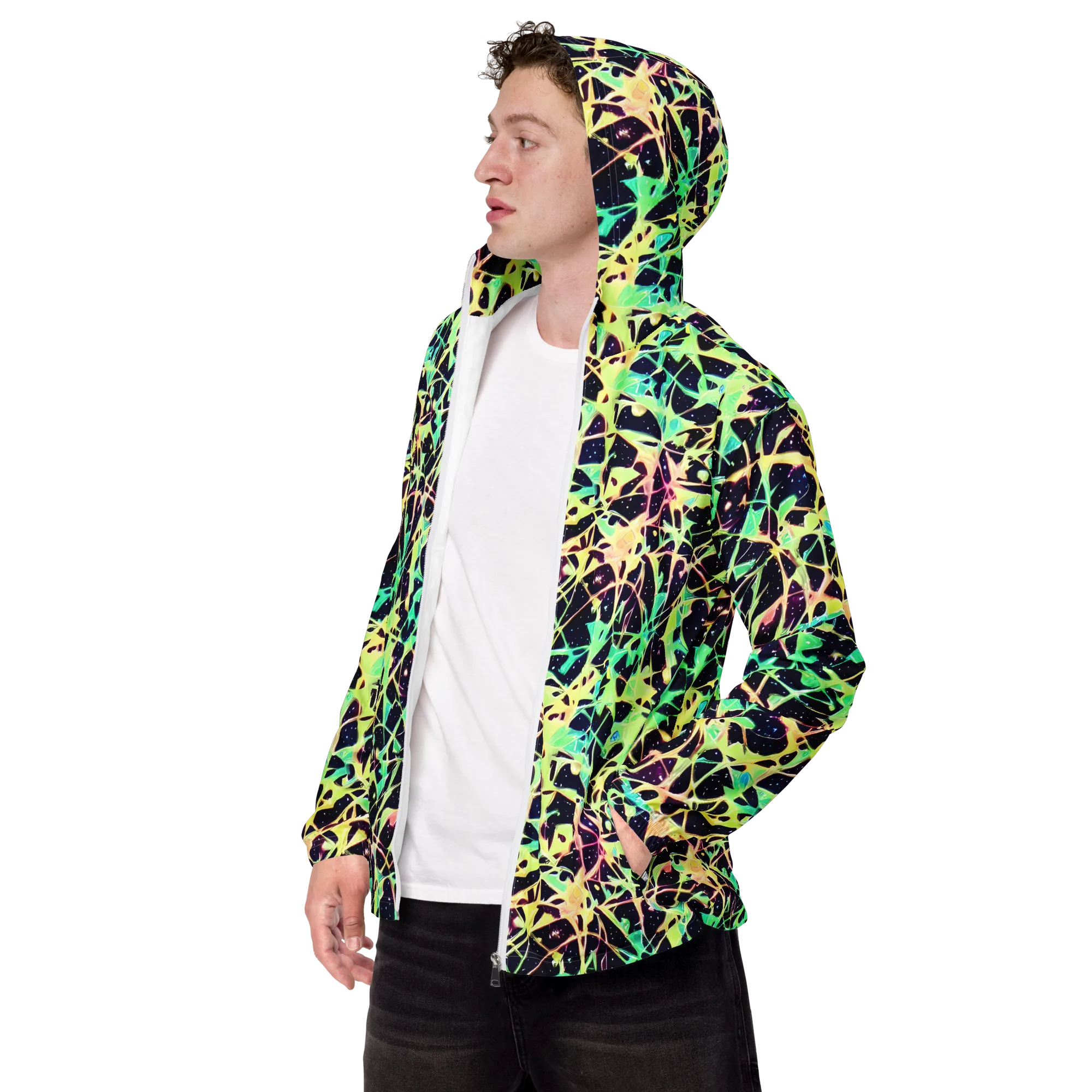 Astral Thicket on Men's Windbreaker — Left Front