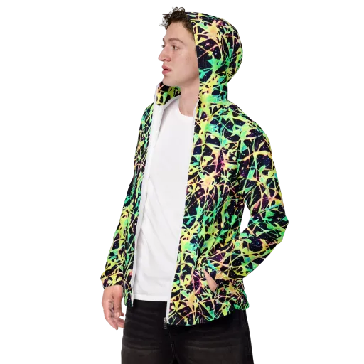 Astral Thicket on a Men's Windbreaker