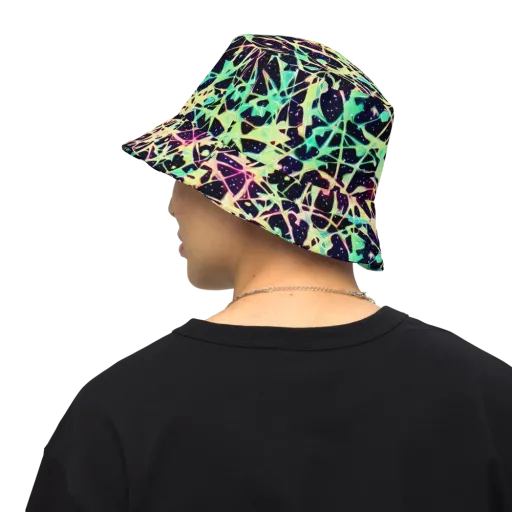 Astral Thicket on a Reversible Bucket Hat