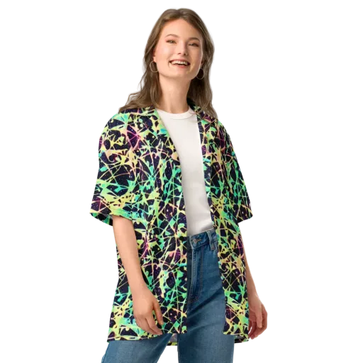 Astral Thicket on a Button Shirt