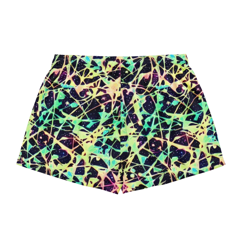 Astral Thicket on Women's Pajama Shorts — Back