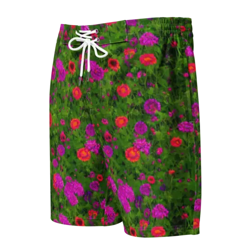 Electric Garden on a Men's Board Shorts