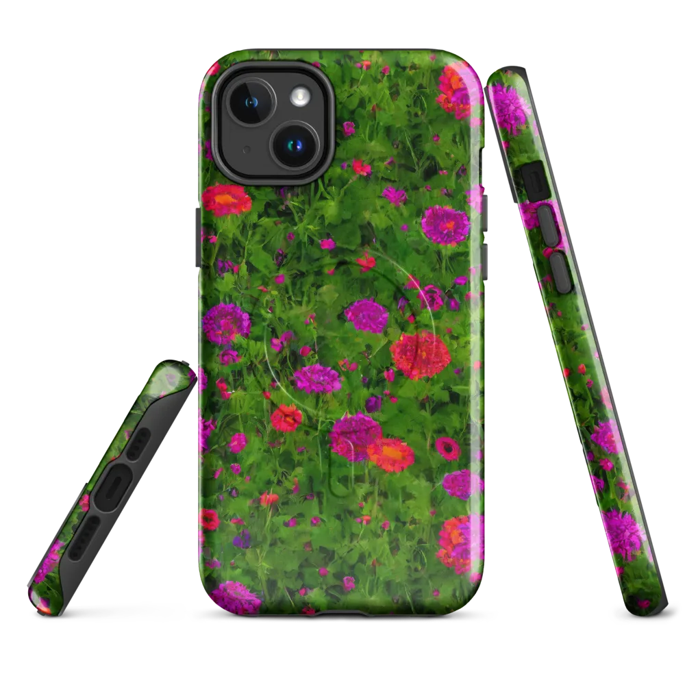 Electric Garden on MagSafe Tough Case for iPhone® — Front