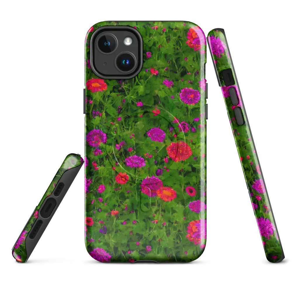 Electric Garden on MagSafe Tough Case for iPhone® — Front
