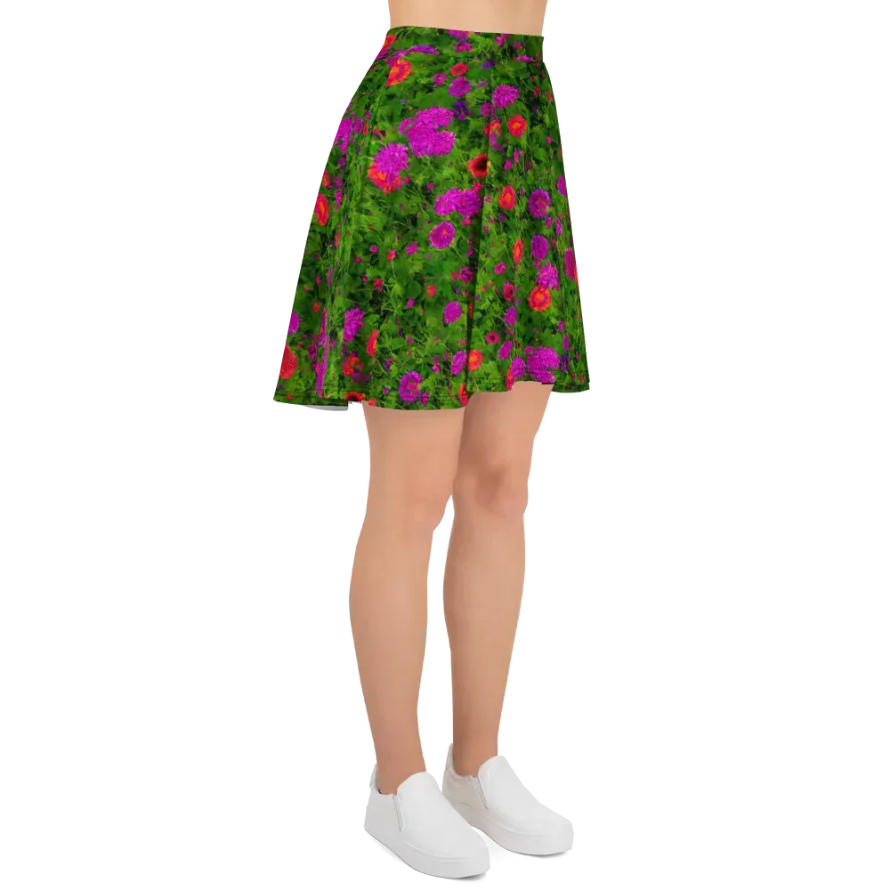 Electric Garden on Skater Skirt — Right