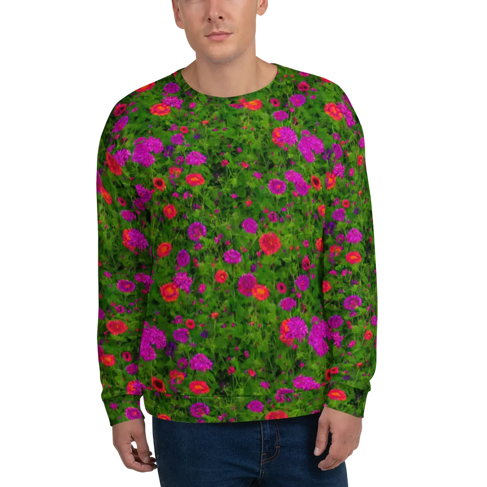 Electric Garden on Sweatshirt — Front