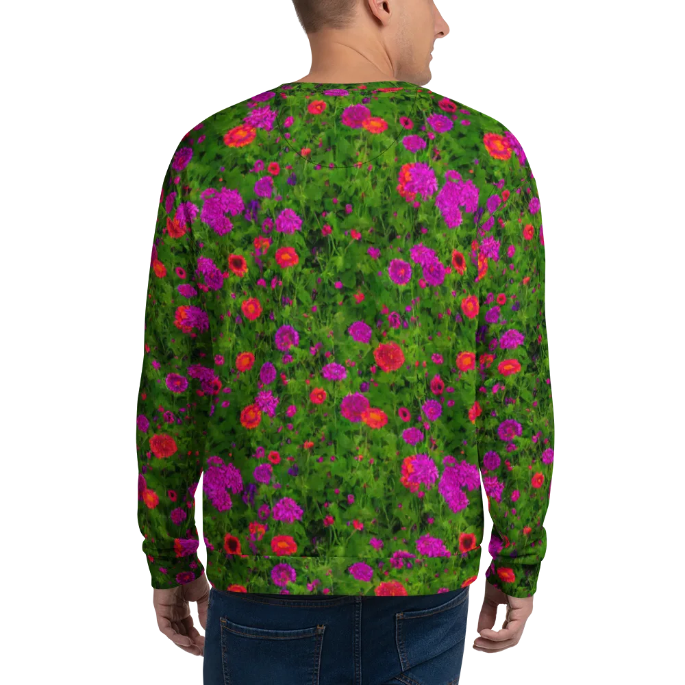 Electric Garden on Sweatshirt — Back