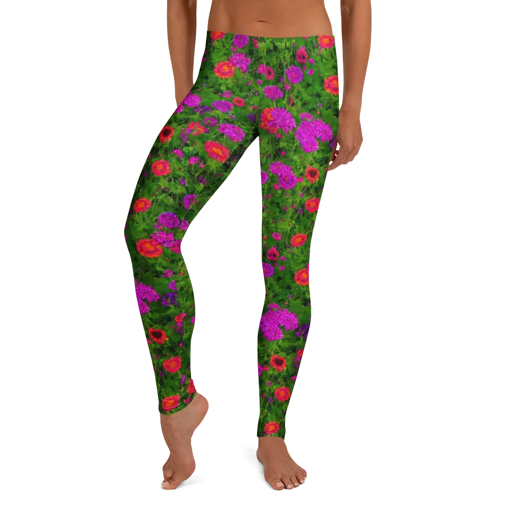 Electric Garden on Leggings — Front