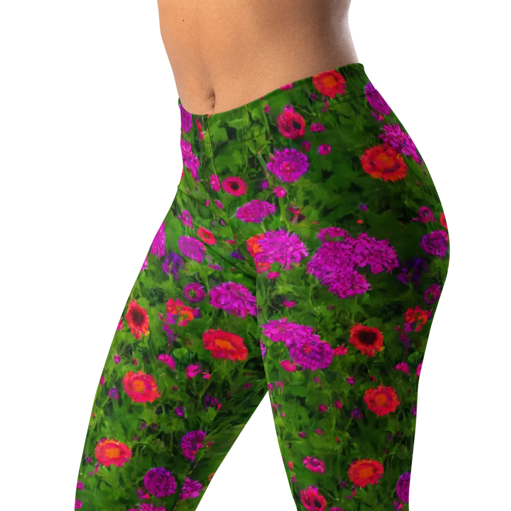 Electric Garden on Leggings — Left Front