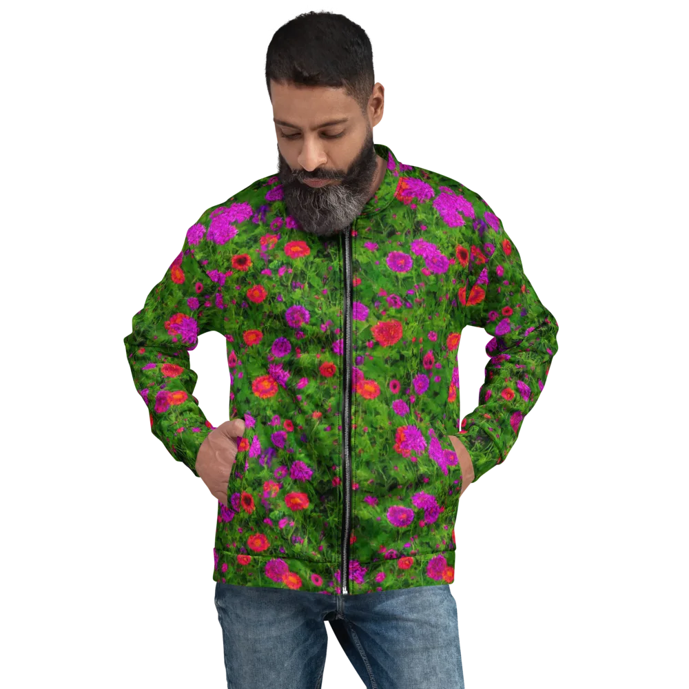 Electric Garden on Bomber Jacket — Front